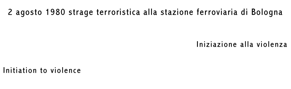 iniziazione alla violenza initiation to violence